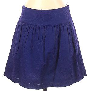 ❓[Gap] purple embroidered swirls skirt